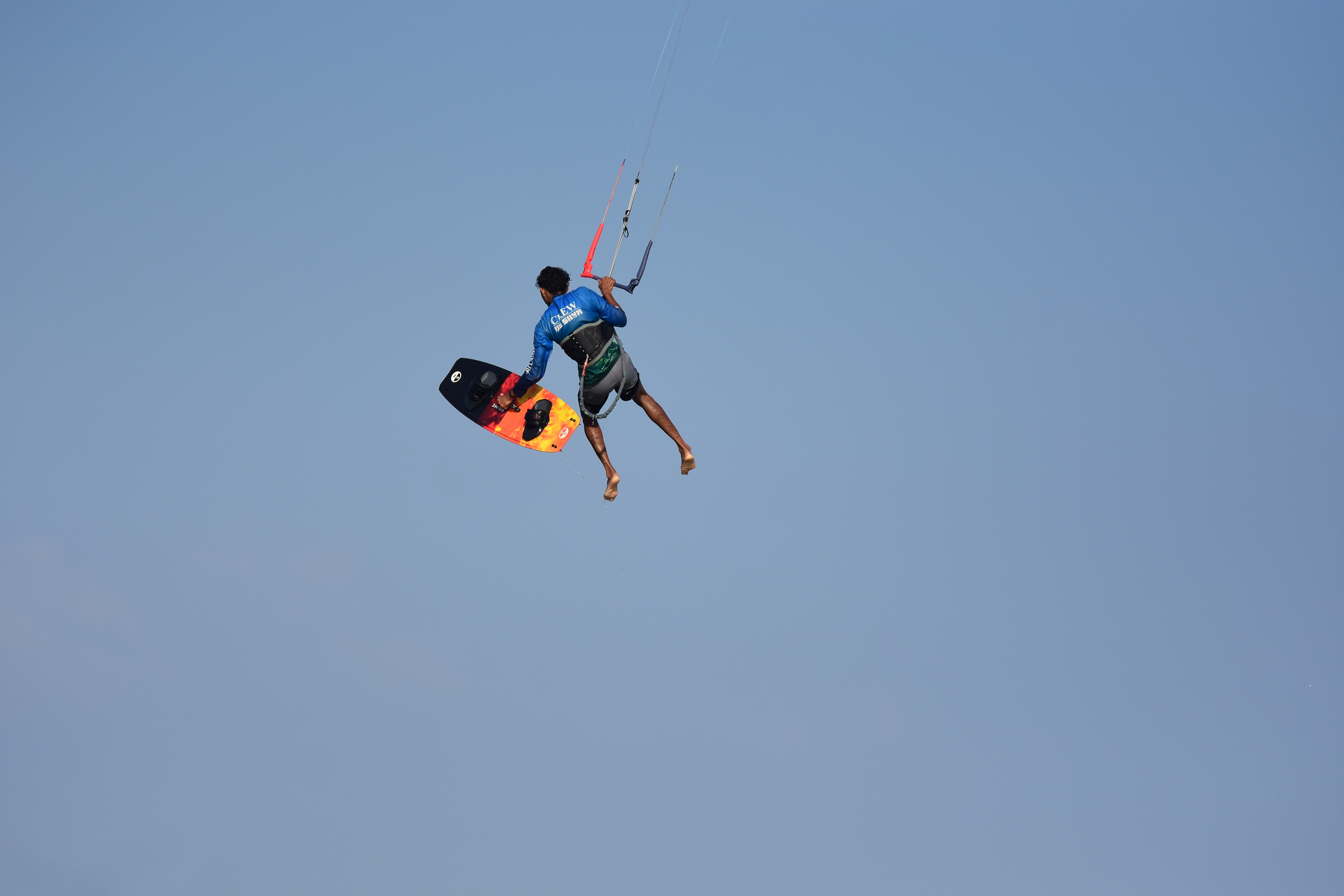 Kitesurfing team at De Silva